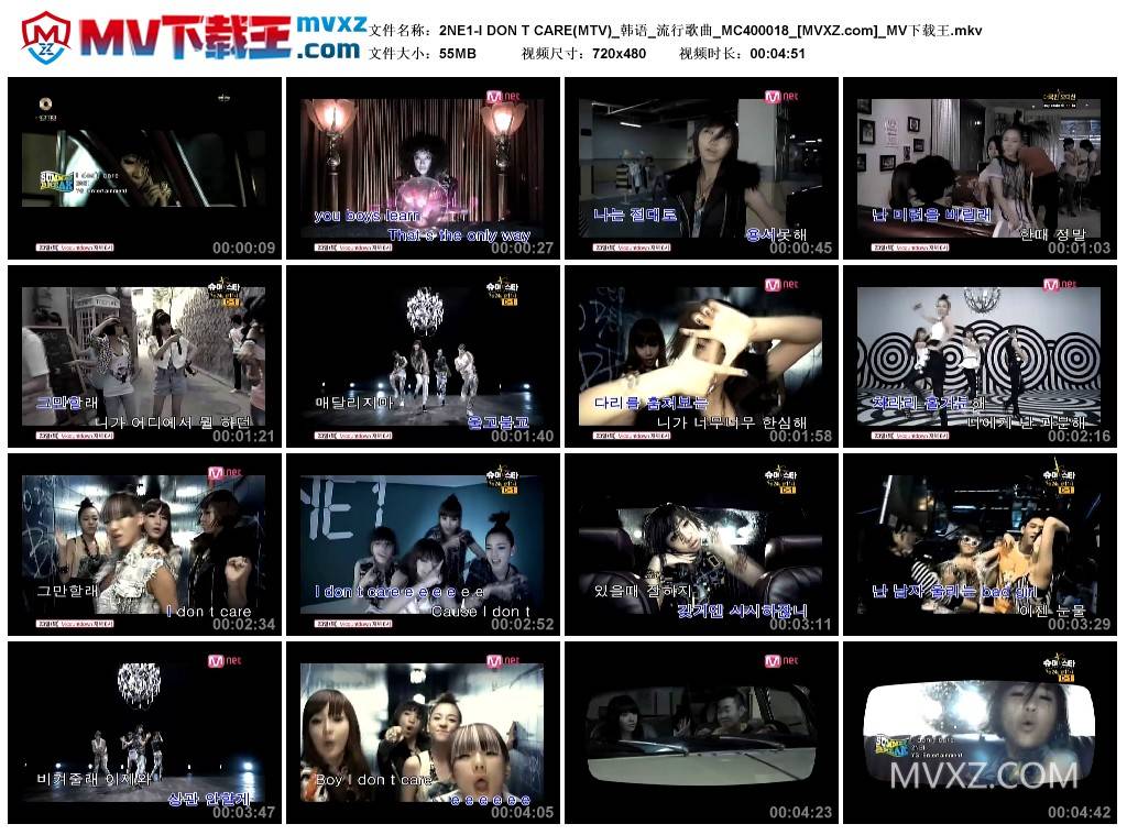 2NE1-I DON T CARE(MTV)_韩语_流行歌曲_MC400018